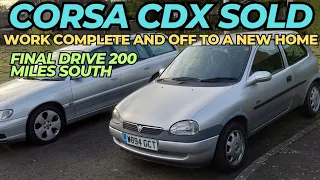 Corsa CDX 1.2 16v auto: work complete and off to a new home!