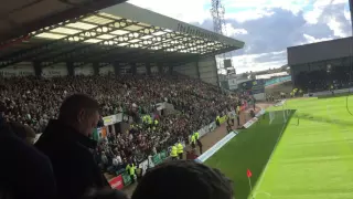 Celtic Fans | Dundee vs Celtic | Celtic fans singing Grace