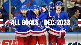 Every New York Rangers Goal: December 2023