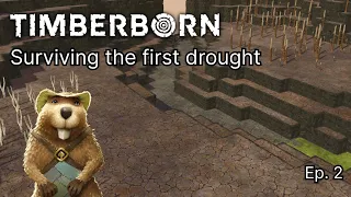 Surviving the first drought! - Timberborn: Whitewater #2