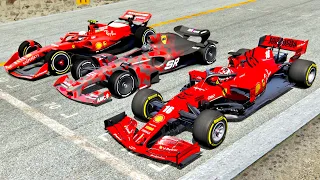 Ferrari F1 2020 vs Formula Rapide vs Ferrari F1 2021 - Monza
