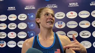 Sarah Hildebrandt (50 kg) wins bronze in women’s freestyle at 2022 World Championships