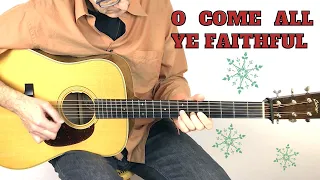 O Come All Ye Faithful -  Flatpicking Guitar Instrumental