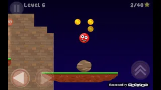 Прохождение уровня 6 в игре New Red Ball 2
