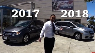 🚐 2017 vs 2018 Honda Odyssey Comparison🚘🚐👪👫