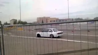 Autoparoda ASU manieze 2014.Автовыставка в Литве,дрифт.Lithuanian drift at autoshow2014