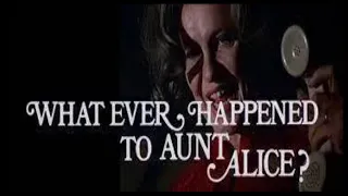 B-Movie Cinema Show Presents: What Ever Happened to Aunt Alice (1969)