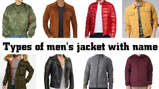 Types Of Men's Jacket With Name/Winterwear jackets for men and boys/Gents jacket name