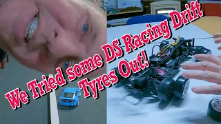 RC Drift Tyres Tested AND On Board Drift RACING, DS Racing RWD FFF Zero Mk2