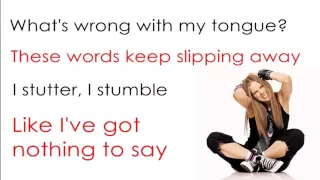 Avril Lavigne - Things i'll never Say  [Lyrics/Letra]