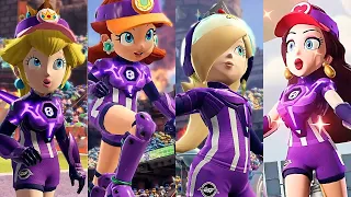 Mario Strikers Battle League Peach Daisy Rosalina and Pauline Gameplay