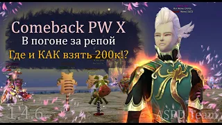 Доделываем Хроно и ВПЕРЕД за 200 000 репы! Ну а потом ЦГД)0 на Comeback PW 1.4.6 X