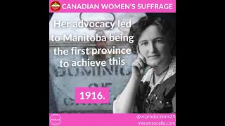 Canadian women’s suffrage