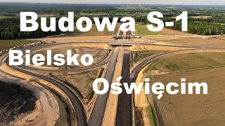 Budowa S-1 #15 Bielsko-Biała - Węzeł Oświęcim 4K