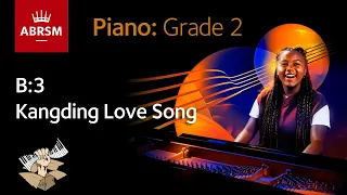 Kangding Love Song / ABRSM Piano Grade 2 2023 & 2024, B:3 / Synthesia Piano tutorial