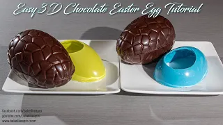 Easy 3D Chocolate Easter Egg Tutorial