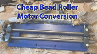 How to fit a motor to a cheap bead roller - Motorized Bead Roller upgrade Under £100