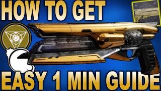 Destiny 2 HOW TO GET The Sunshot & Sunshot Catalyst in Season 23!