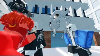 Sans vs Roblox Gamers 8