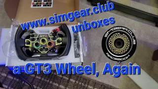 Sim Racing Bay GT3 Wheel V2 Dual Clutch with Simucube Wireless Wheel 2 technology unboxing w/ DroorS