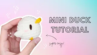 Beginner Tutorial: How to Crochet an Amigurumi Duck (Acrylic Yarn Edition)