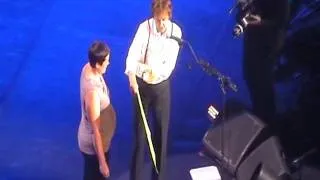 Paul McCartney brings fans on stage