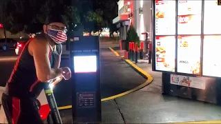 ORDERING KFC ON THE DRIVE THROUGH WITH AN ELECTRIC SCOOTER