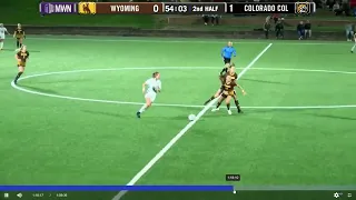 Olivia Stutzman University of Wyoming D1 Soccer Highlights