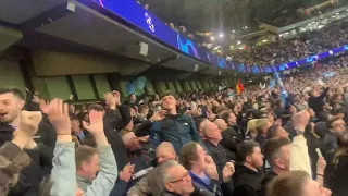 Man City Fans Chant At UCL Game Vs Real Madrid (Bernardooo Silva)