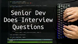 ASMR Programming - Senior Dev Does Beginner Python Exercises - No Talking