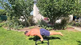 Full 90 degree push-up training! full training session.