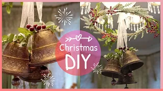 Рождественские колокольчики из простых вазонов DIY Украшение на люстру | Christmas Decor Bells DIY