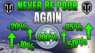 NEVER Be Poor AGAIN..... World of Tanks Console