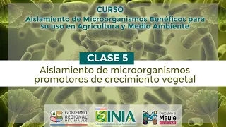 CAI CLASE5 AISLAMIENTO DE PROMOTORES DE CRECIMIENTO VEGETAL