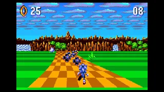 SonicGX [Preview2] (Special Stage) for Amstrad GX-4000 / Plus machines