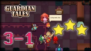 Guardian Tales 3-1 Guide (3 Star) | Sekolah Sihir Lantai Pertama