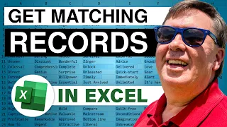 Excel - Dueling Excel: Extracting Matching Records with Advanced Filter and Formulas - Episode 1420