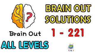 Brain out All levels 1 - 221 (Android, iOS) Updated New - All solutions