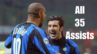 Luis Figo All 35 Assists Inter