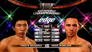 UFC Undisputed 3 Gameplay Eddie Wineland vs Takeya Mizugaki