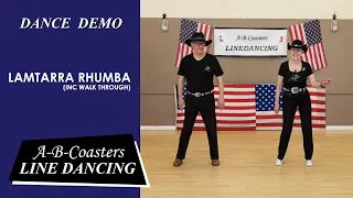 LAMTARRA RHUMBA - Line Dance Demo & Walk Through