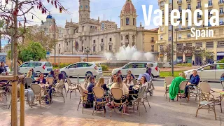 Valencia, Spain 🇪🇸 - Feels Like Summer January 2022 - 4K-HDR 60FPS -Walking Tour (▶87min)