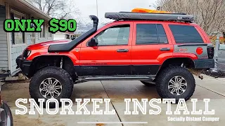 Jeep Grand Cherokee Snorkel install!