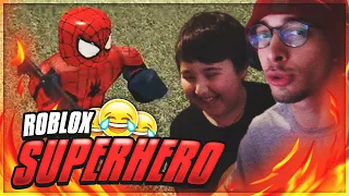 სპაიდერმენობა მინდოდა! Roblox Superhero დათუნასთან ერთად