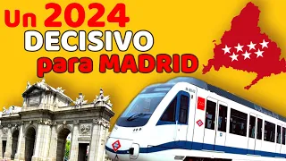 🔴 Así Será el 2024 FERROVIARIO en MADRID 🔴 Metro / Cercanías / Obras Atocha y Chamartín / AVE T4
