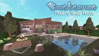 Minami Oroi Roblox Bloxburg Speed Build Scandinavian Modern Family House - April 6 2021