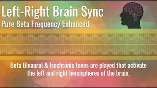 Hemi Sync | Beta Enhanced 18.5 Hz | Binaural and Isochronic Pure Tone // Frequency Tuning