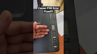 Canon Pixma P08 Error Fixed #youtubeshorts