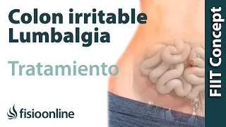 Tratamiento para dolor de espalda y dolor lumbar o lumbalgia provocado por colon irritable