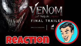 VENOM: LET THERE BE CARNAGE Final Trailer Reaction.